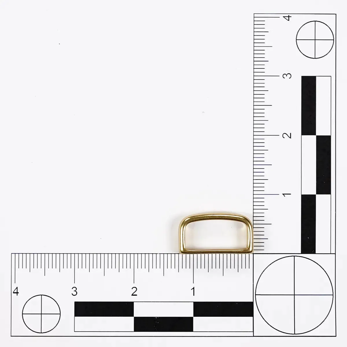 1 Inch Solid Brass Belt Loop