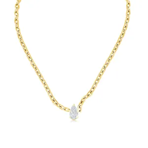 14KT Gold Diamond Yvette Necklace