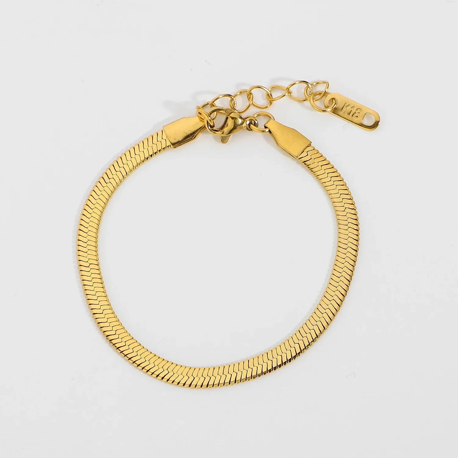 18k Snake Chain Bracelet