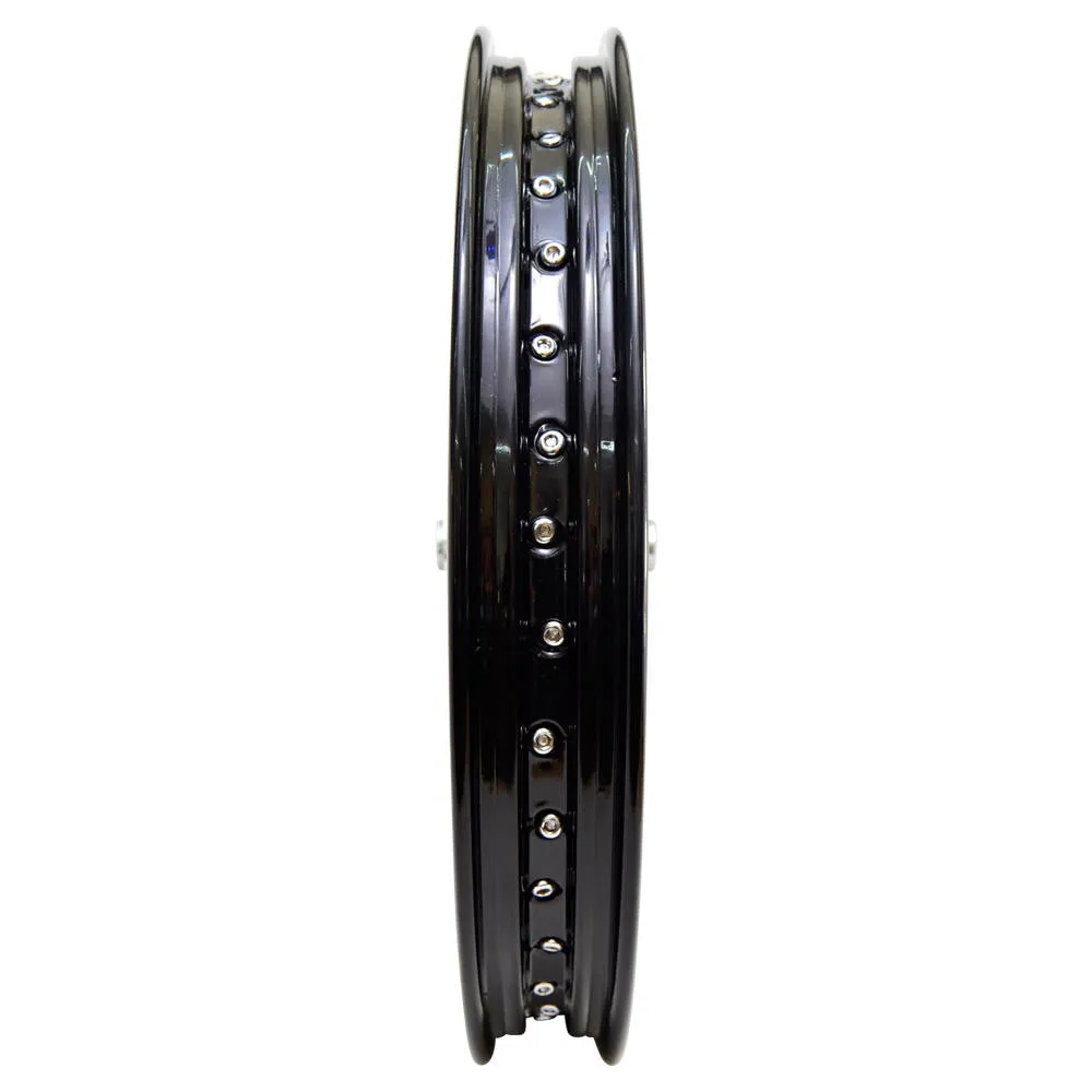 21" x 2.15" Harley Black Spoke Wheel - FX / Dyna / Sportster 1984-1999