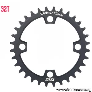 32T | 34T Black Oil Slick 94bcd MTB Narrow Wide Chain Ring