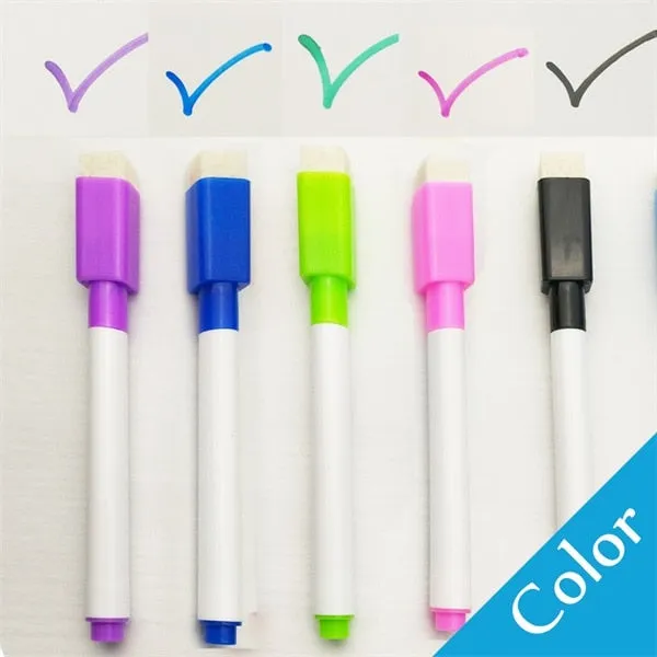 5Pcs Colorful Markers With Eraser