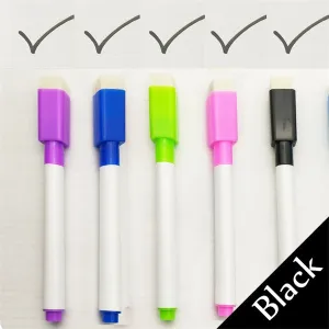 5Pcs Colorful Markers With Eraser