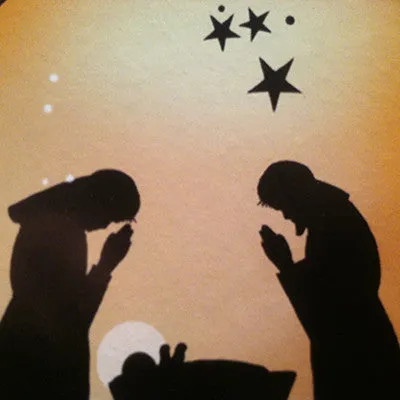 Advent Calendar: Silhouette Nativity