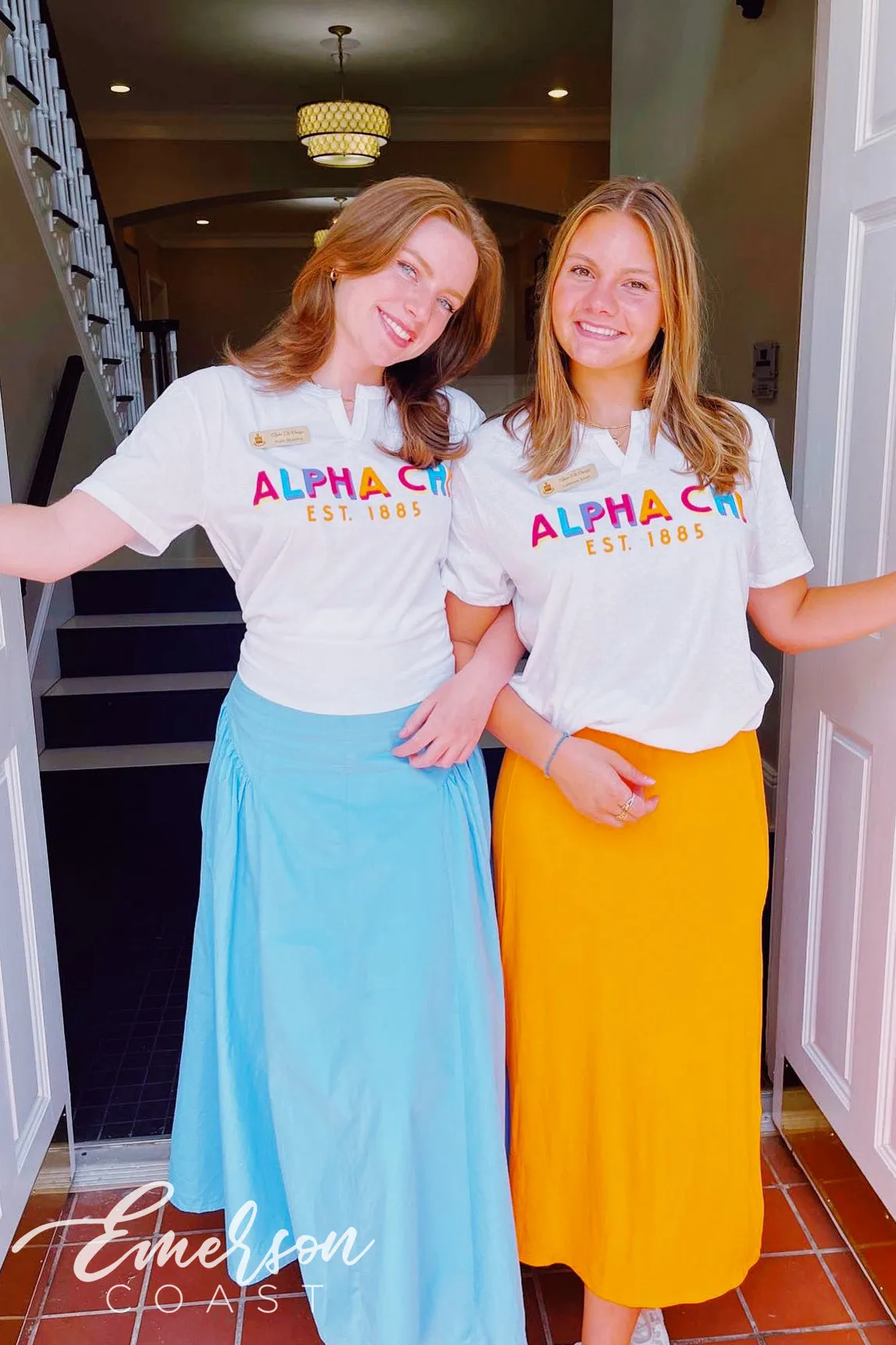 Alpha Chi Omega Vibrant Recruitment Notch Tee