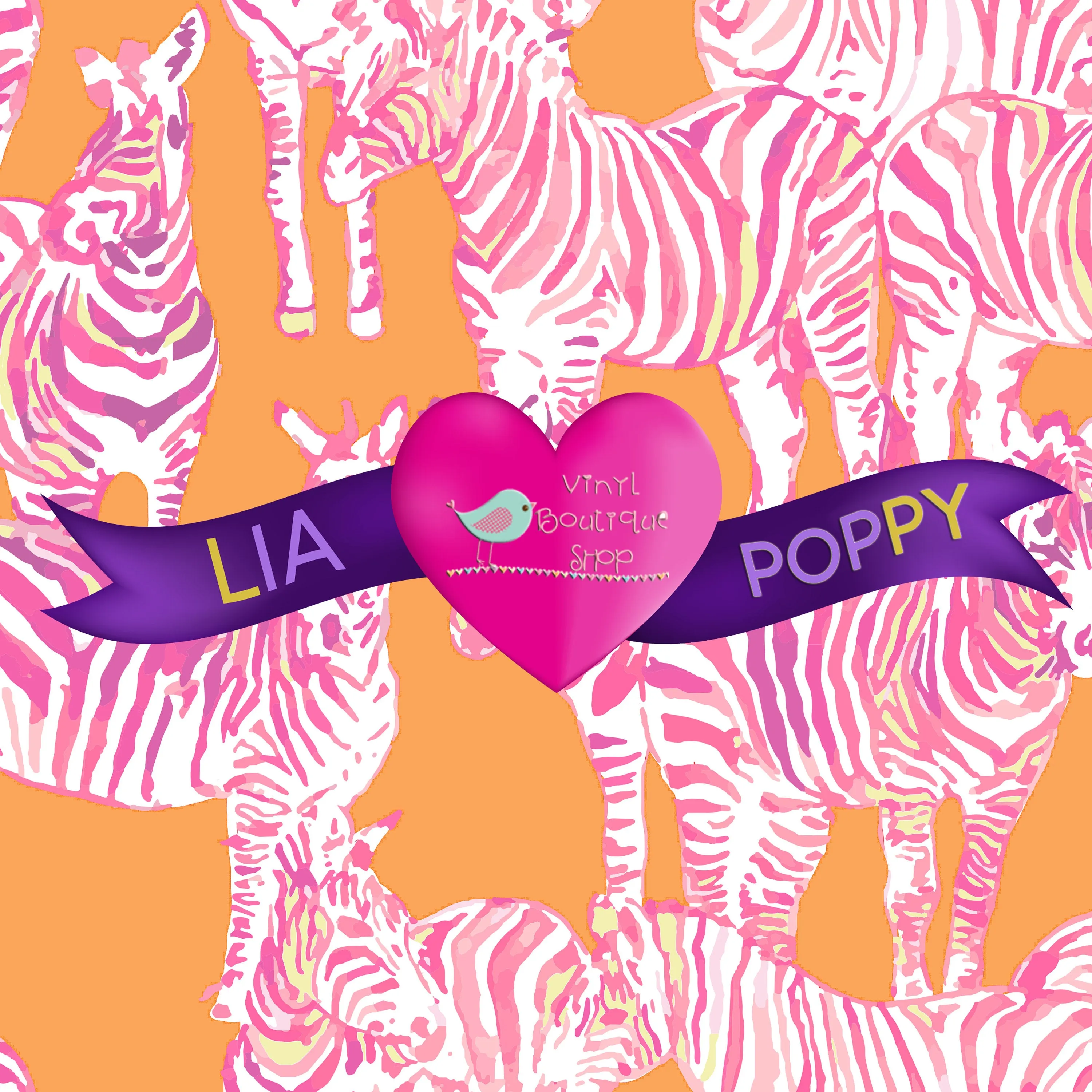 Animal Lia Poppy Vinyl Sheet LPY-174