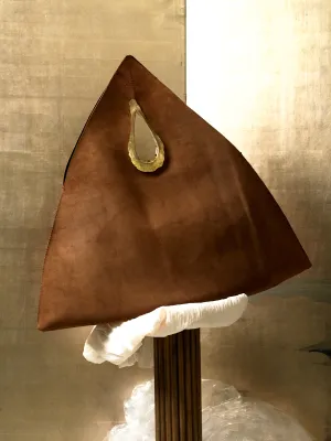 Artisanal Trigon Bag - Brown