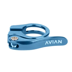 Avian Aviara Quick Release BMX Seat Clamp-Blue