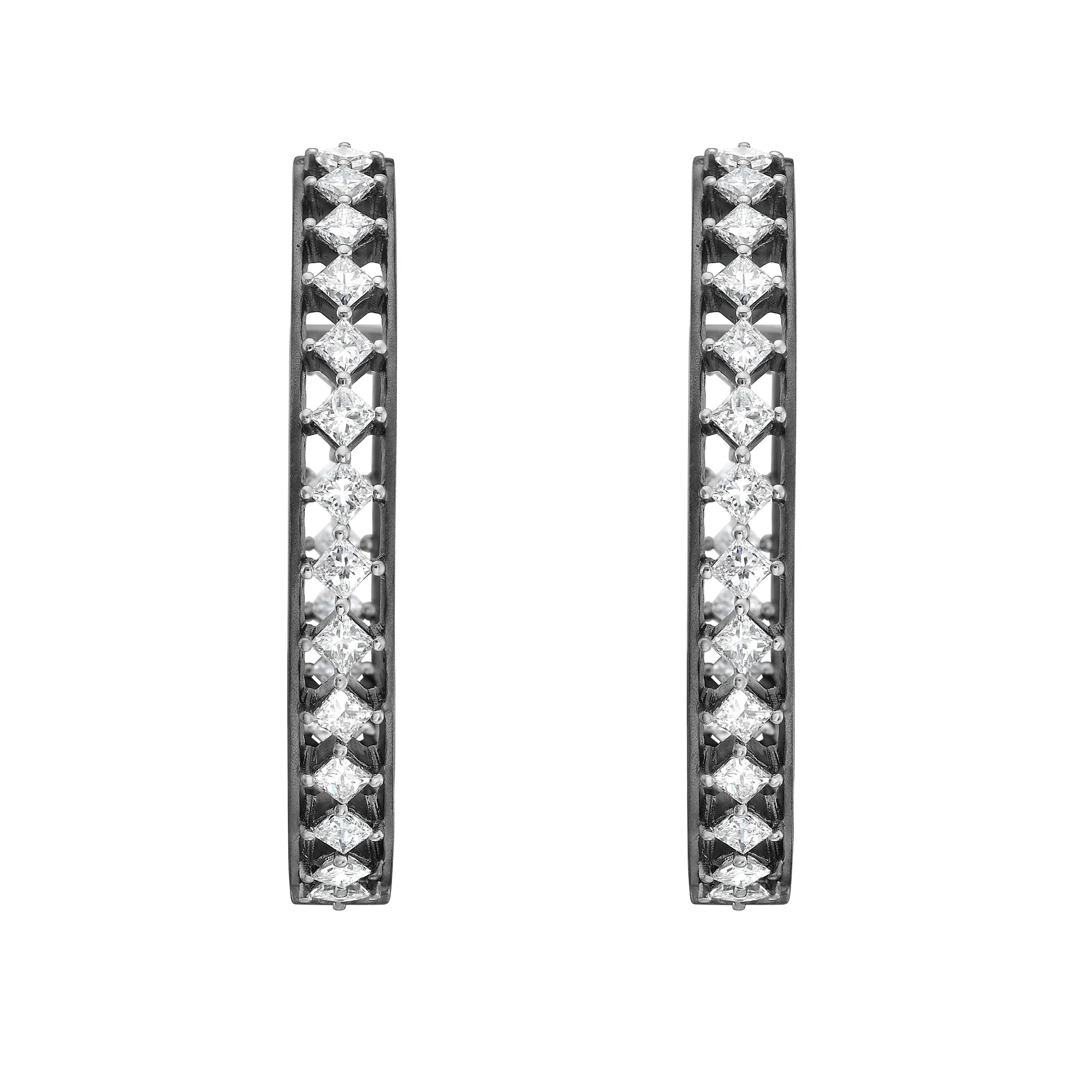Avira Diamond Hoop Earrings