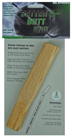 Better Butt End Hockey Stick Plug