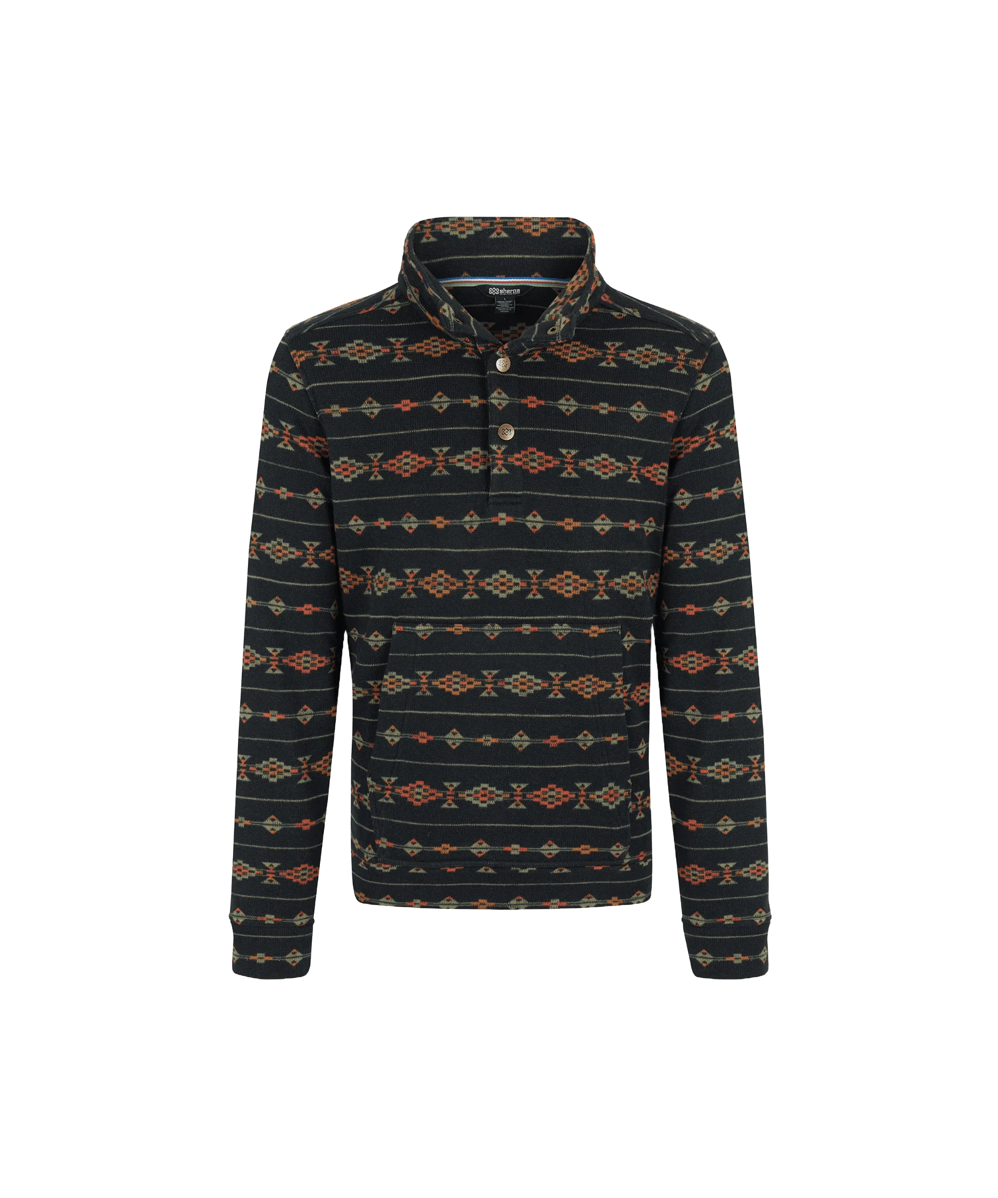 Bhutan Pullover - Black Stripe