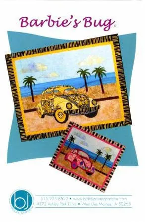 BJ Designs & Patterns Barbie's Bug VW Applique Quilt Pattern