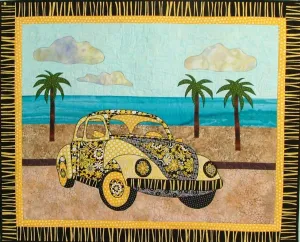 BJ Designs & Patterns Barbie's Bug VW Applique Quilt Pattern