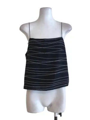 Black Line Patterned Top TEM