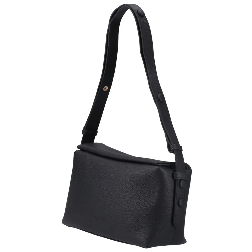 Black Tamara Leather Handbag