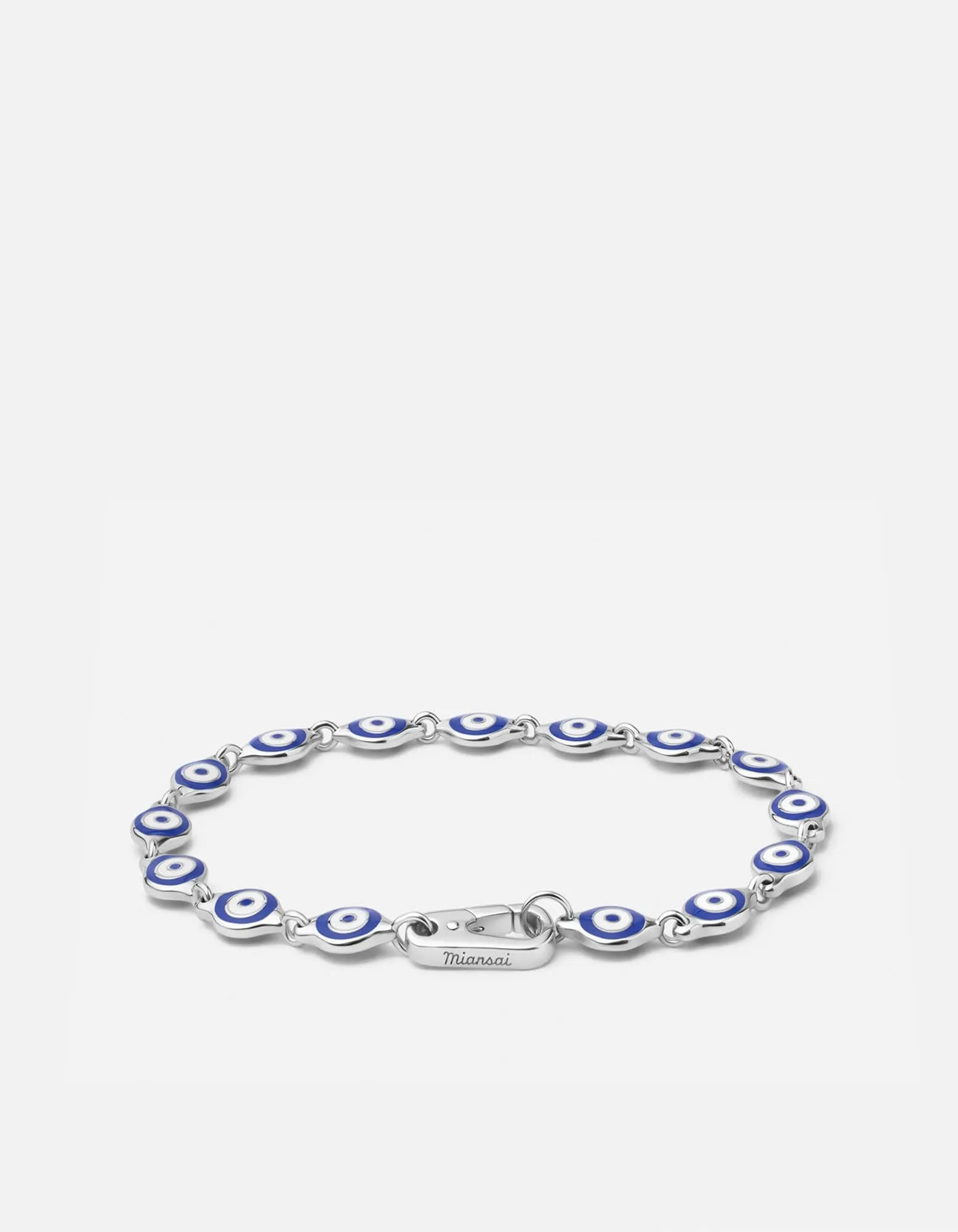 Blue Eye Bracelet, Sterling Silver