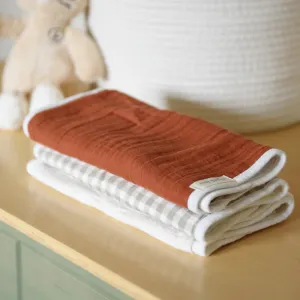 Burp Cloth Kit - Rustic Set