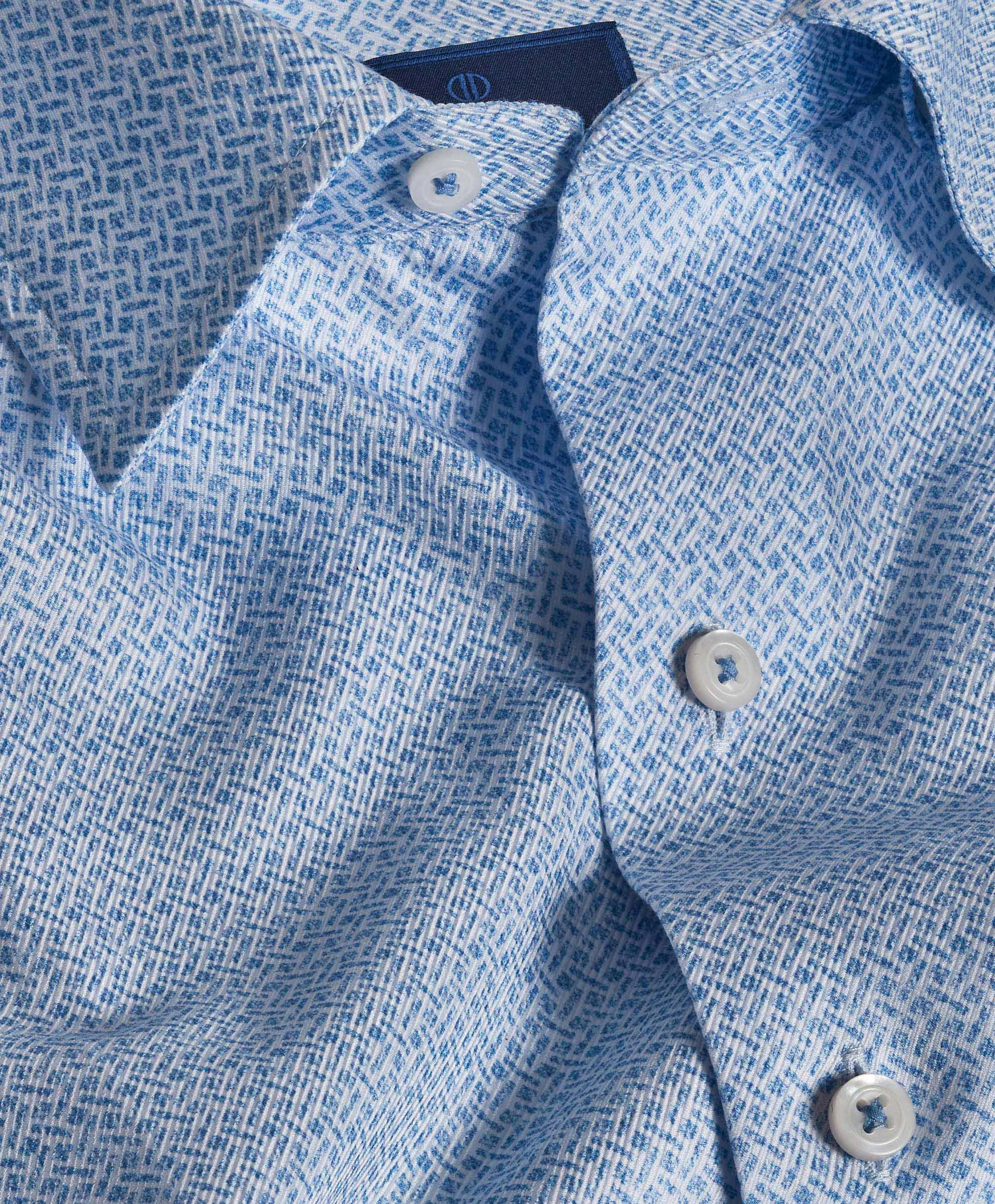 CHBD08014454 | Sky Twill Neat Print Shirt