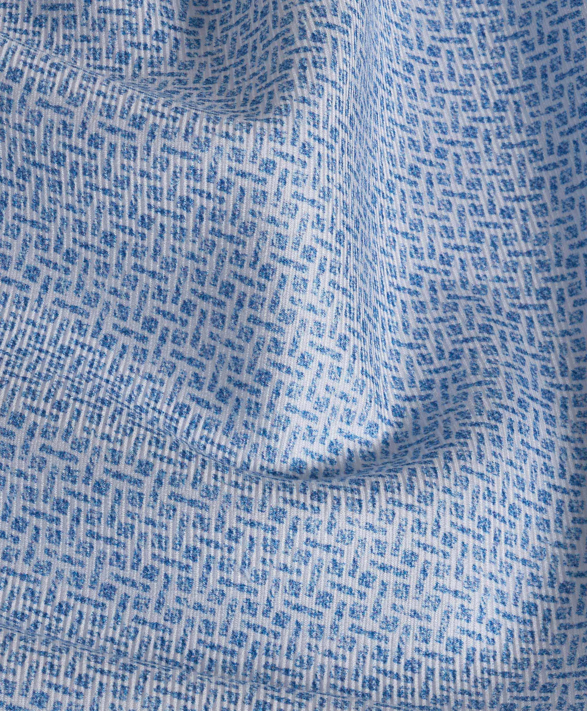 CHBD08014454 | Sky Twill Neat Print Shirt