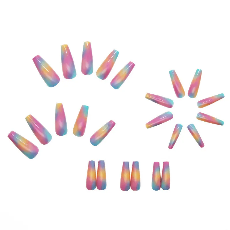 Coffin gel colorful clouds