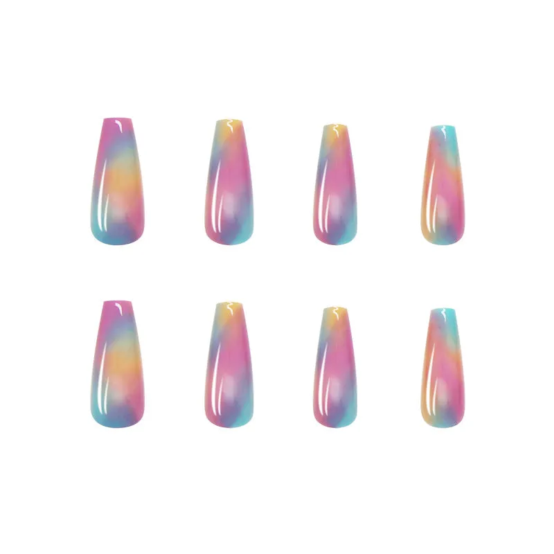 Coffin gel colorful clouds