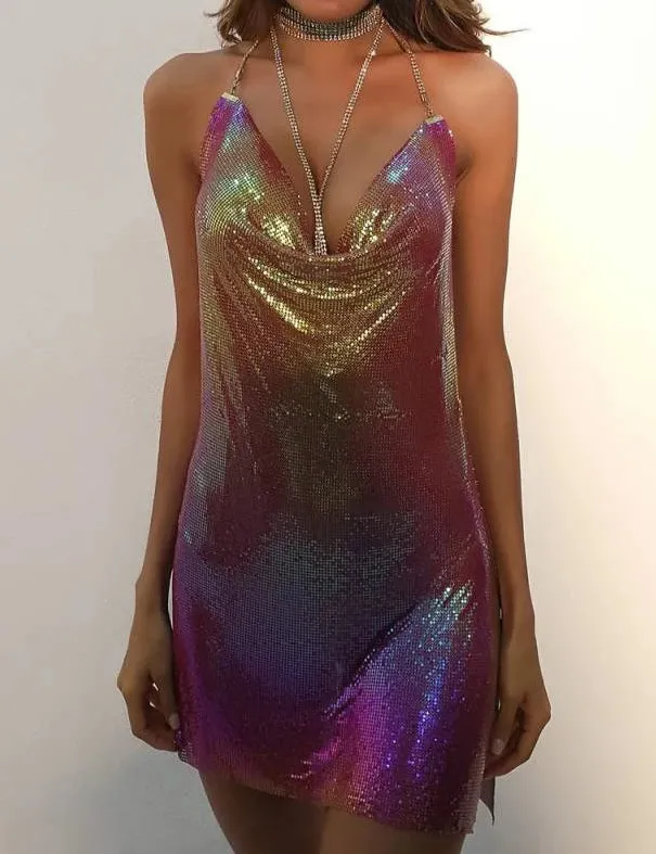 Colorful Chainmail Dress