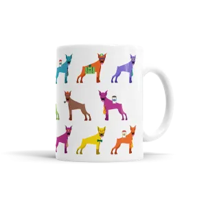 Colorful Doberman Mug
