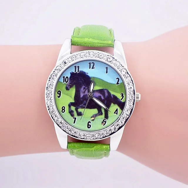 Colorful Fashion Horse Watch