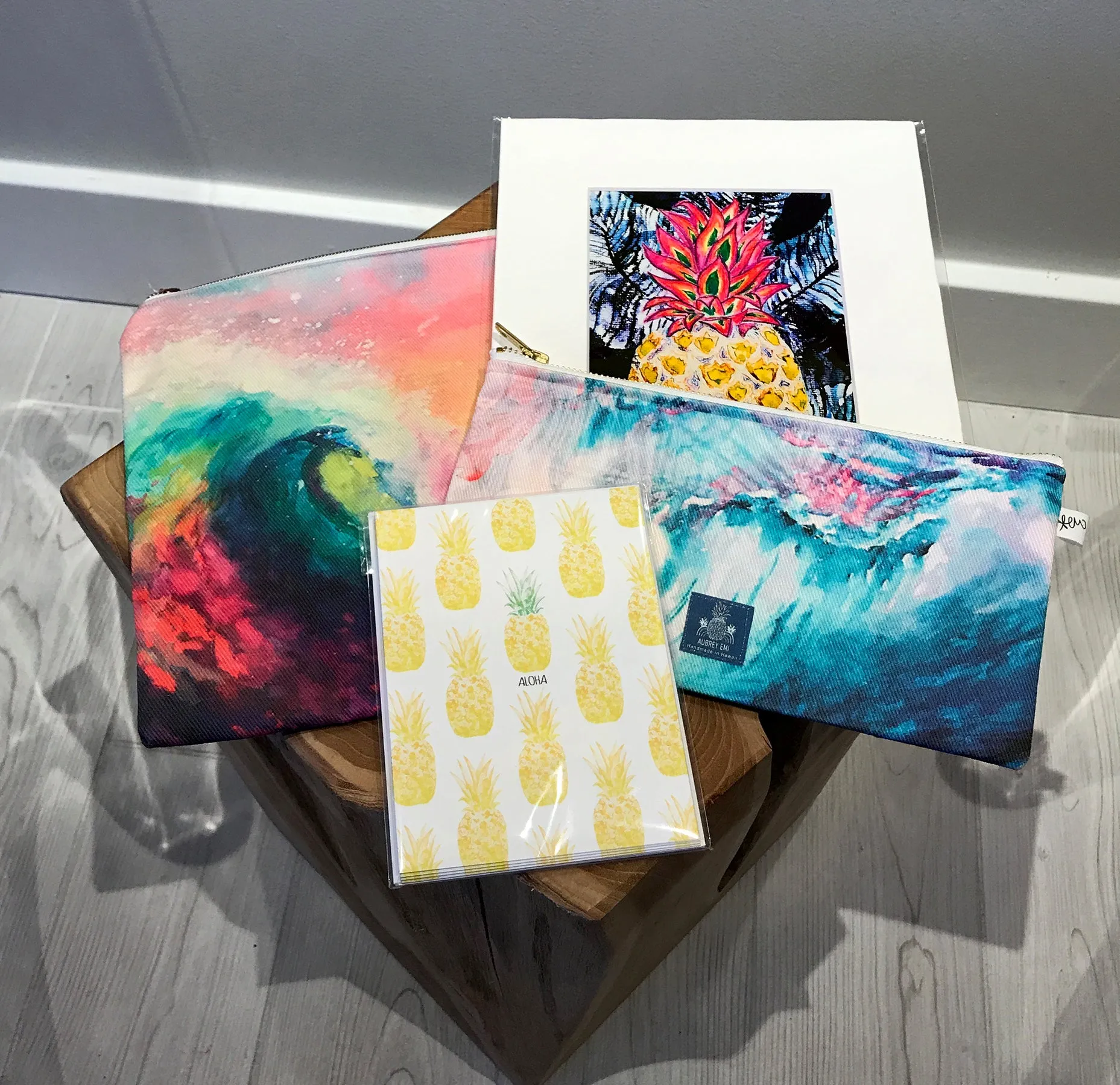 Colorful Pineapple Wall Art