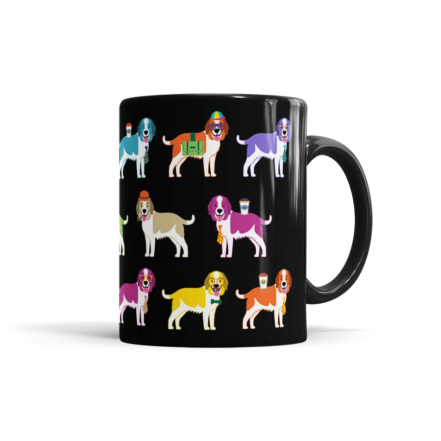 Colorful Saint Bernard Mug