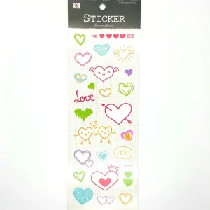 Colorful Sunshine Sticker's Luminous Type