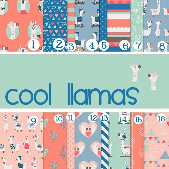 Cool Llama Heat Transfer Vinyl Sheet