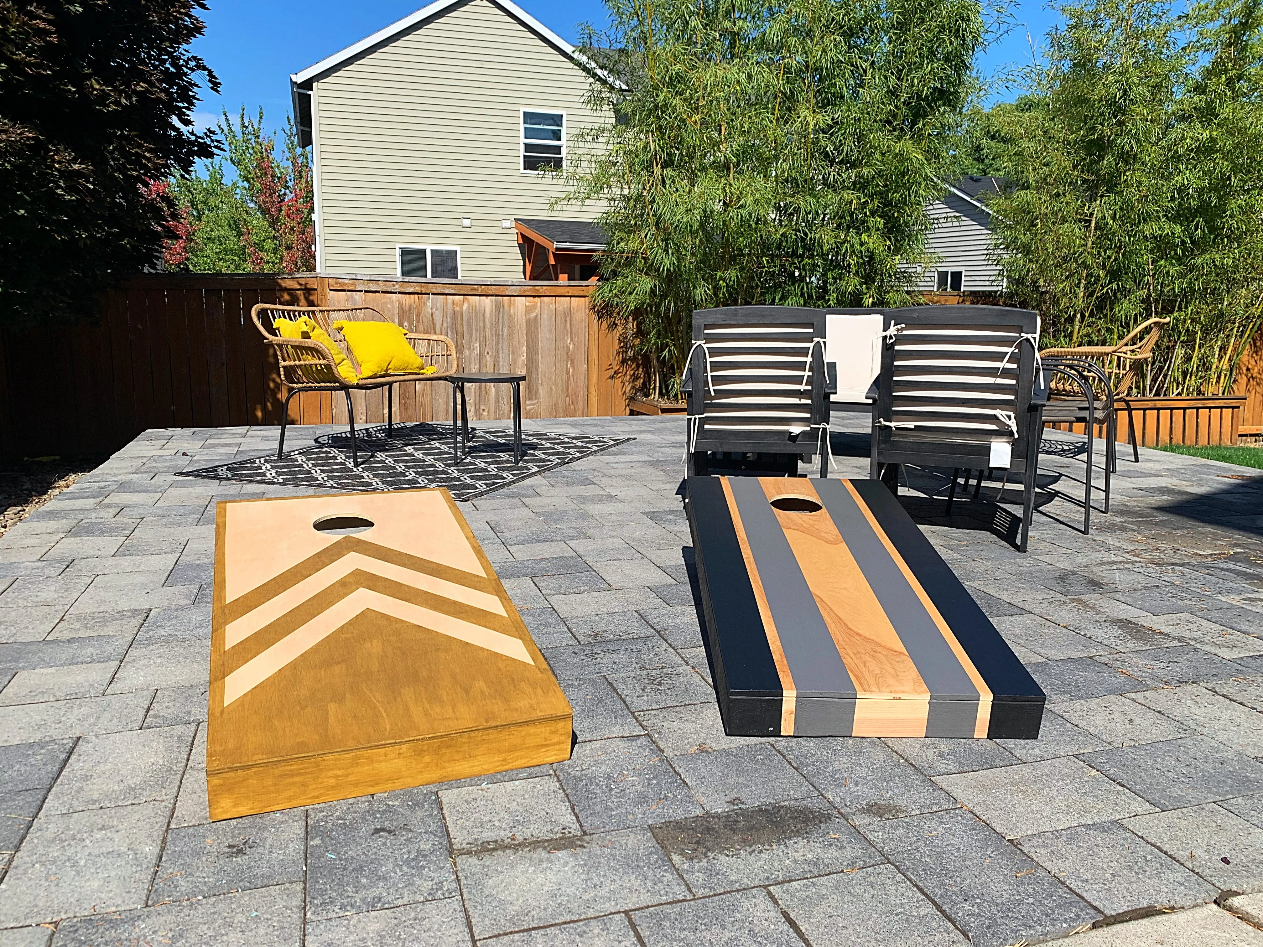 Cornhole Set - Chevrons