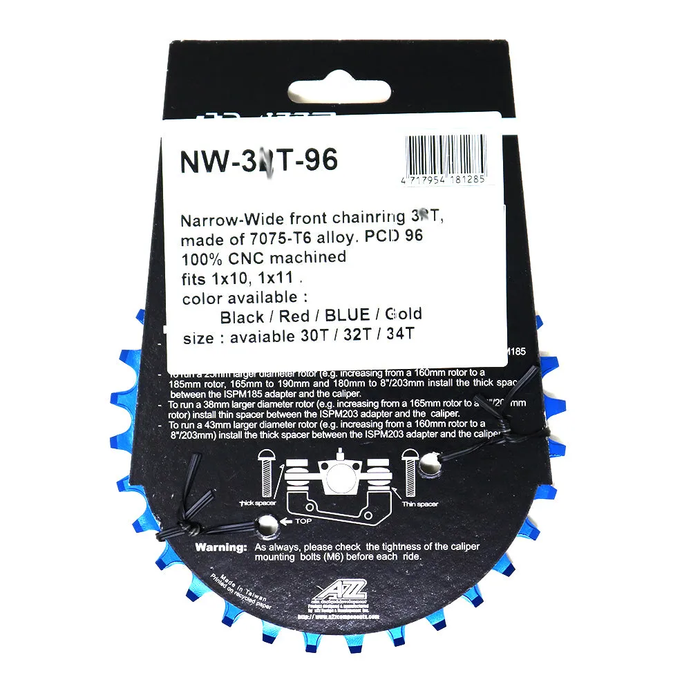 Corona A2Z Narrow Wide 30T BCD 96 Azul