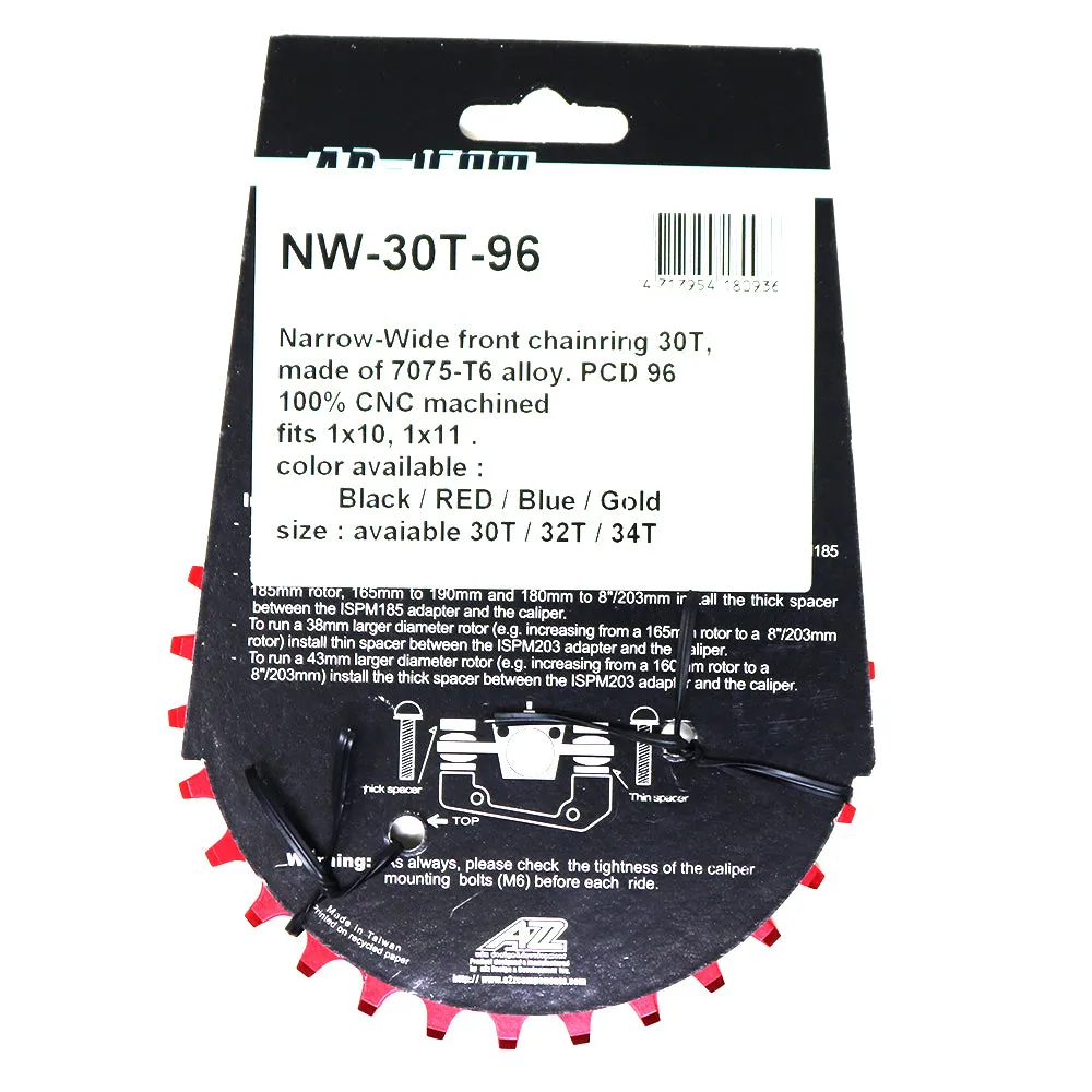 Corona A2Z Narrow Wide 30T BCD 96 Roja