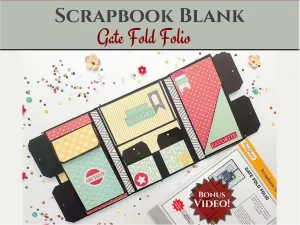 Craftreat Black Gate Fold Folio