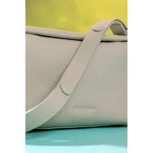 Cream Tamara Leather Handbag