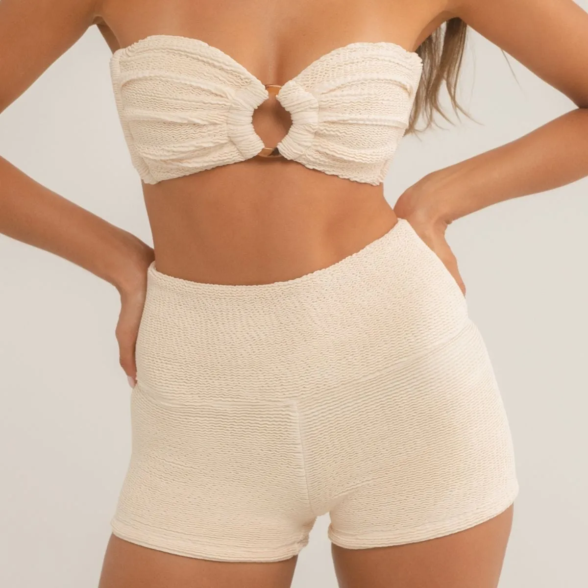 Crema Scrunch Micro Bike Short