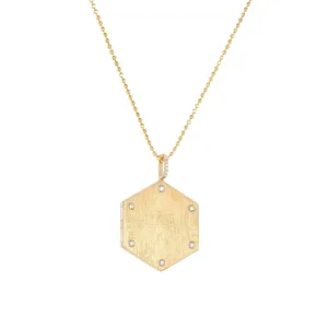 Cruise Locket in 18k Gold | White Sapphires