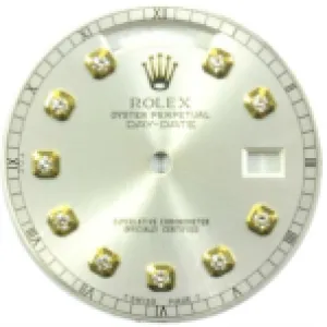 Custom Silver Round Dia. 36mm Day-Date