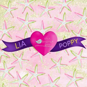 Cute Star Fish Lia Poppy Vinyl Sheet LPY-17