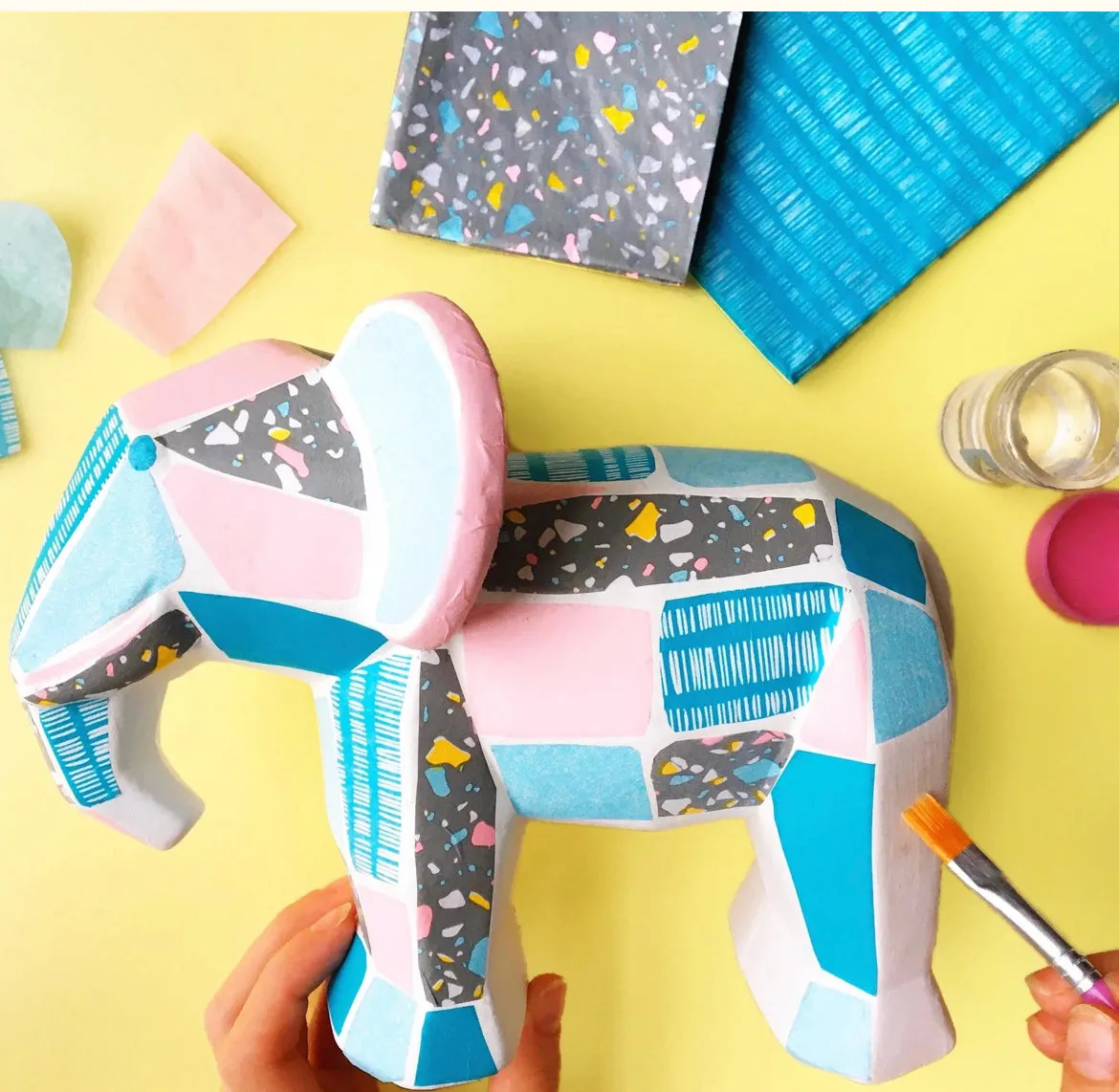 Decoupage Elephant Craft Kit