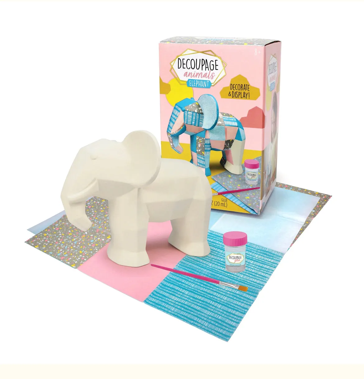 Decoupage Elephant Craft Kit