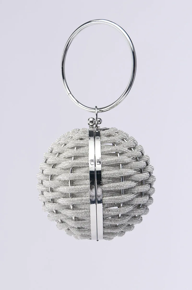 DIAMONDS DRIPPIN SPHERE PURSE