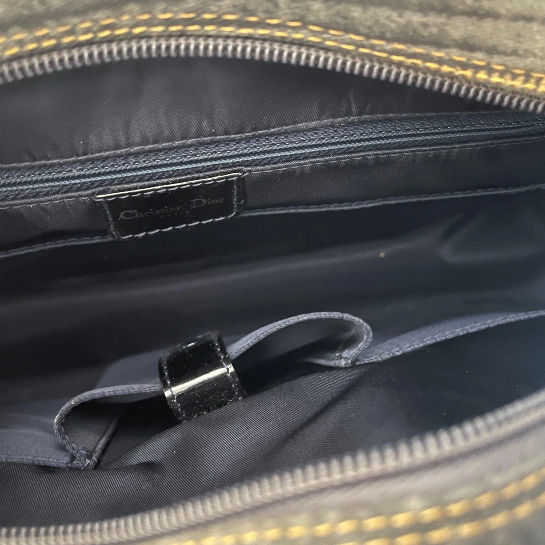 Dior Denim Speedway Jumbo Top Handle Bag