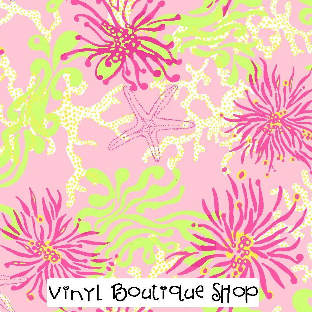 Dirty Shirley Pink Lilly Inspired Vinyl