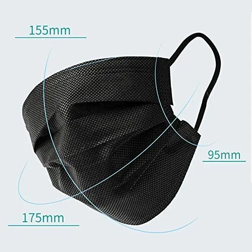 Disposable Non-woven Black Face Mask