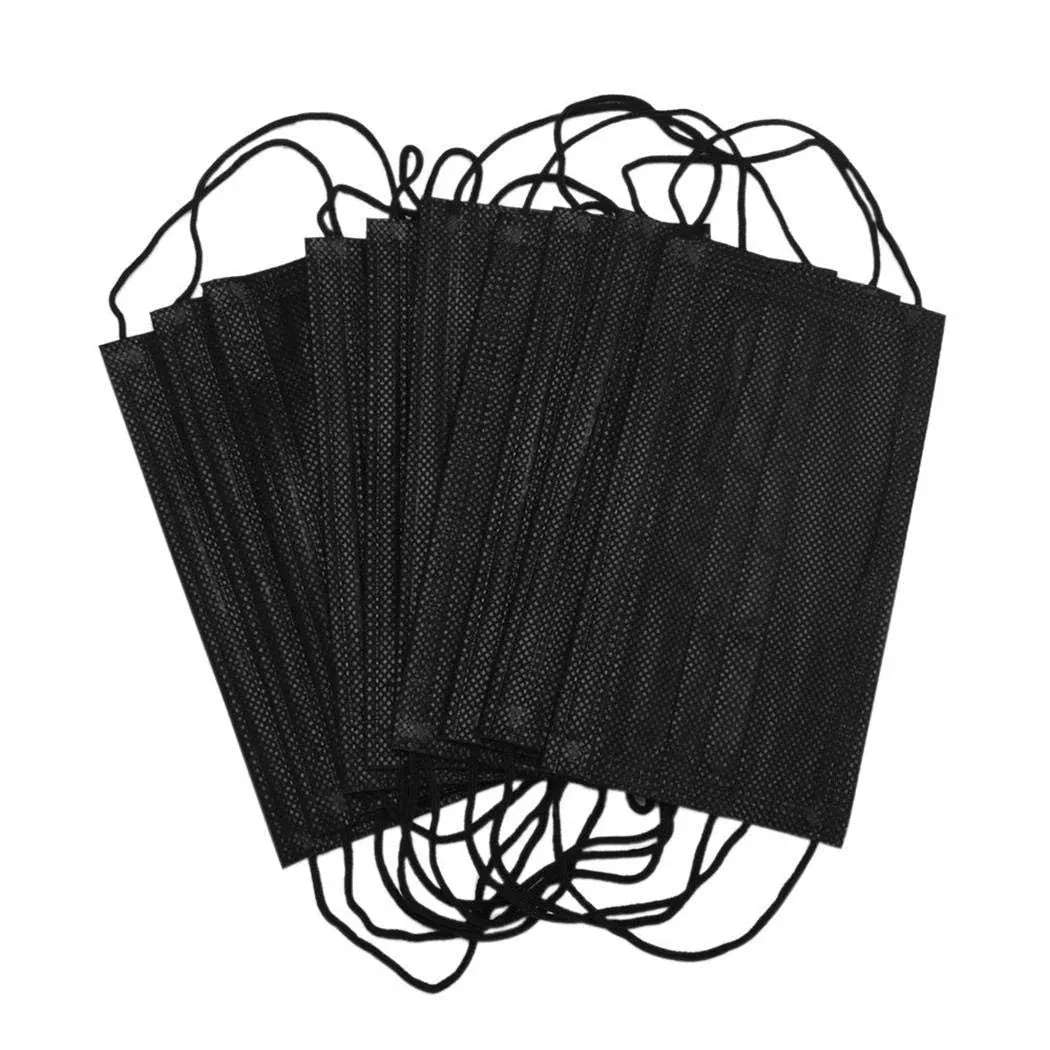 Disposable Non-woven Black Face Mask