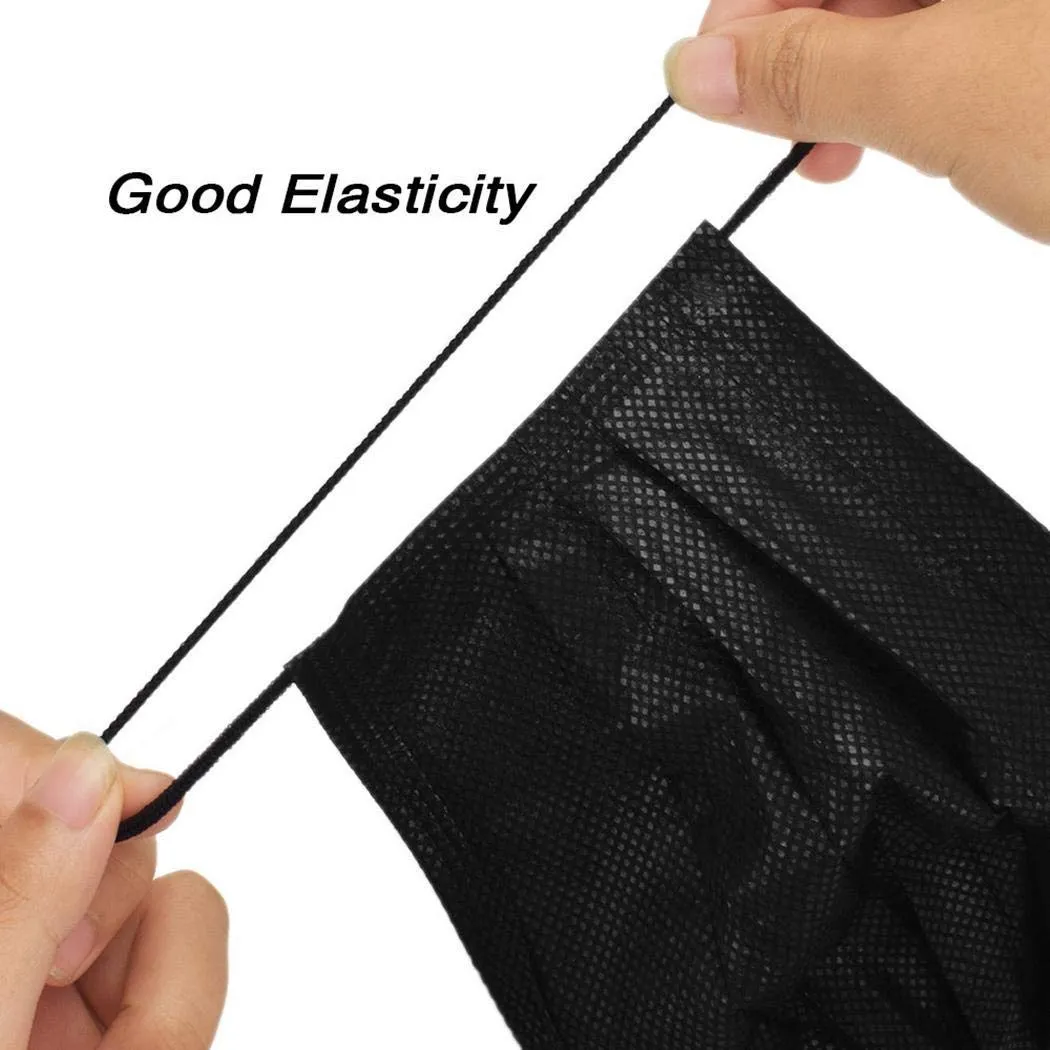 Disposable Non-woven Black Face Mask
