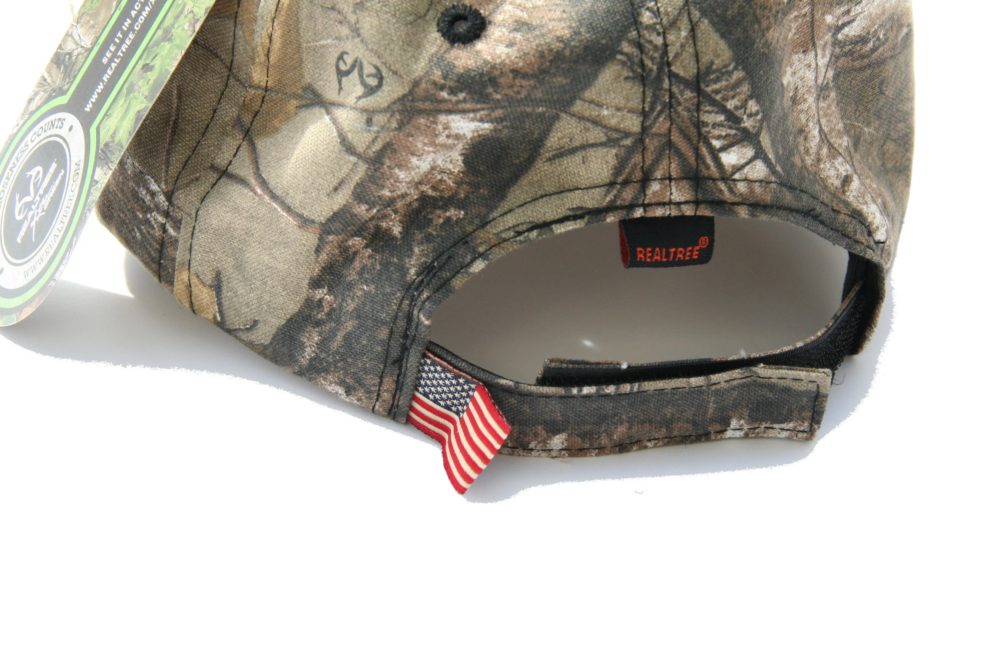 Elk River Custom Rods American Flag Sandwich Camo Hat